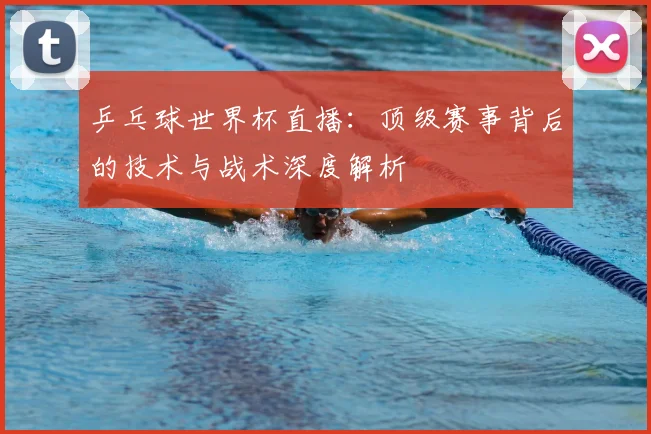 乒乓球世界杯直播：顶级赛事背后的技术与战术深度解析